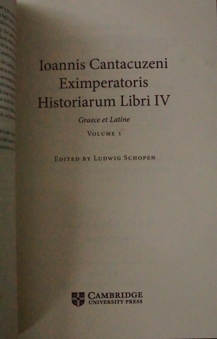 Johannes Kantakuzenos Geschichte