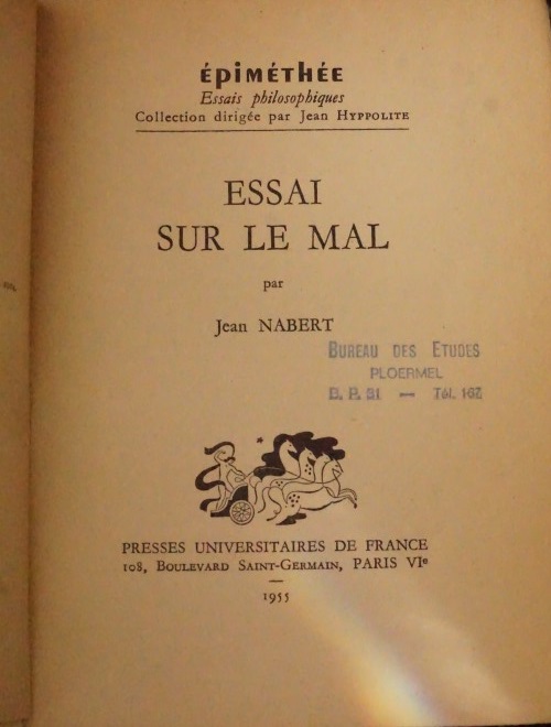 Essai Sur LE MAL
