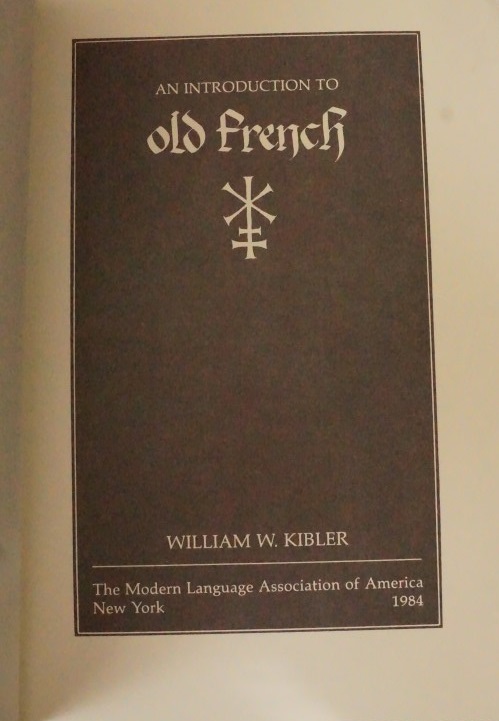 An Introduction to Old French
