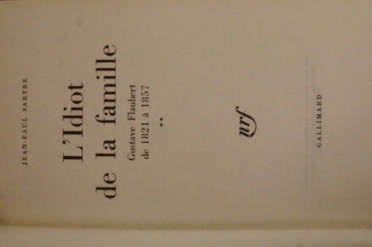 L`Idiot de la famille Gustave Flaubert de 1821 à 1857