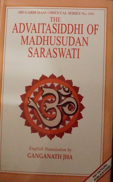 Advaitasiddhi of Madhusan Saraswati (chapter 1)