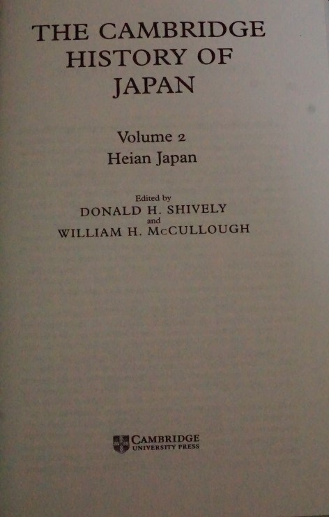 The Cambridge History of Japan 
