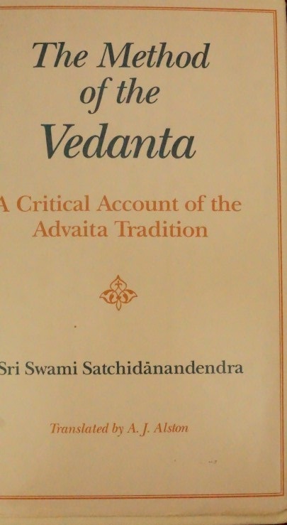 The method of the Vedanta
