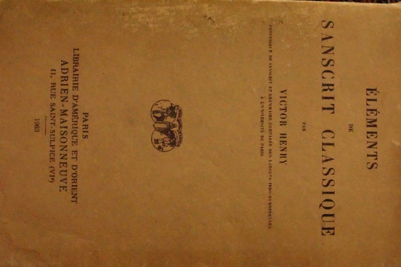 Éléments de Sanskrit Classique