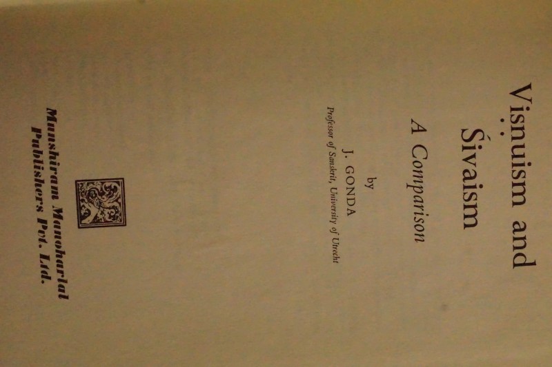 Visnuism and Sivaism 