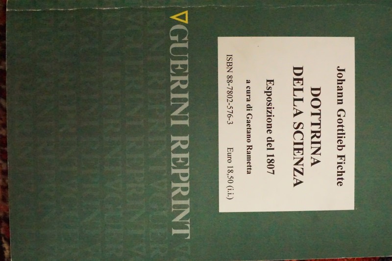 Dottrina Della Scienza 