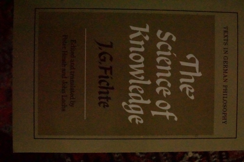 The Science of Knowledge
