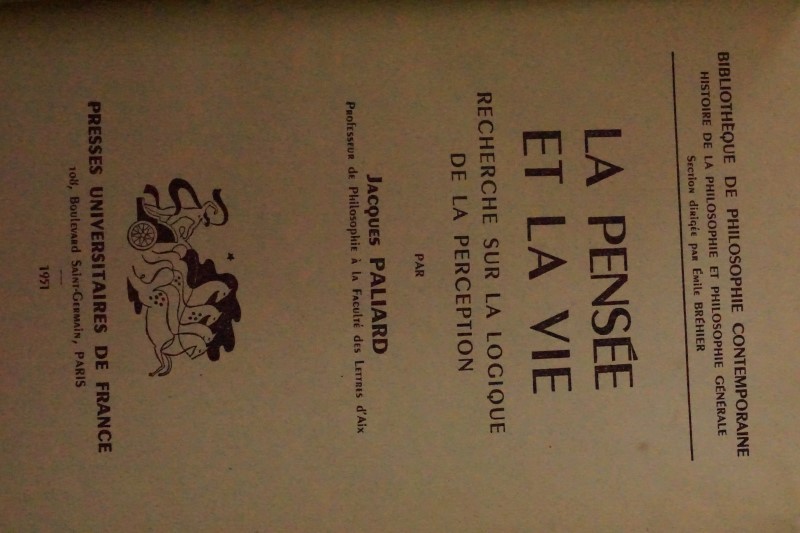 La Pensée et la Vie 