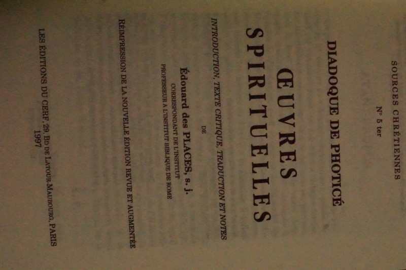 Oeuvres Spirituelles 