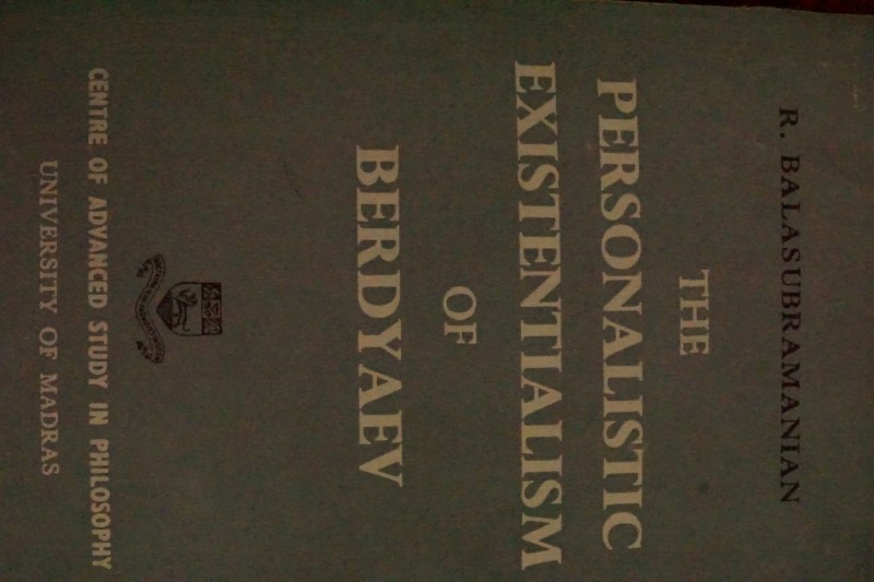 The personalistic Existentialism of Berdyaev