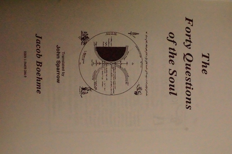 Forty Questions of the Soul
