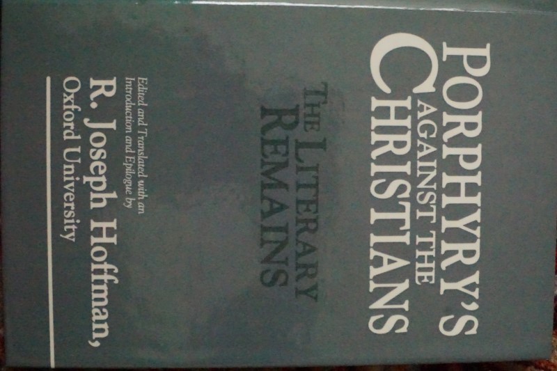 Porphyry's against Christians