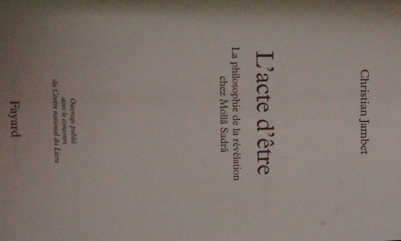 L`Acte D`Être