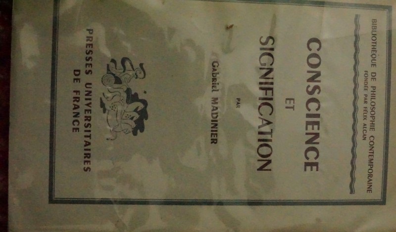 Conscience et Signification 