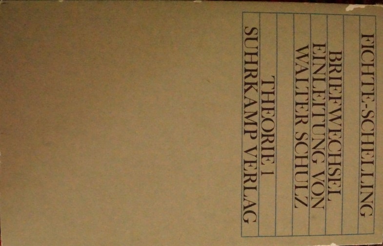 Fichte-Schelling Briefwechsel 
