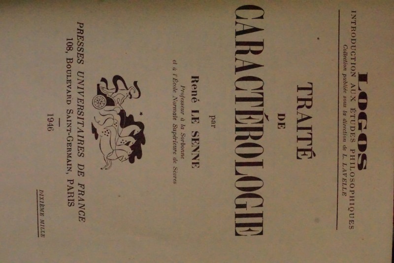 Traité de Caractérologie