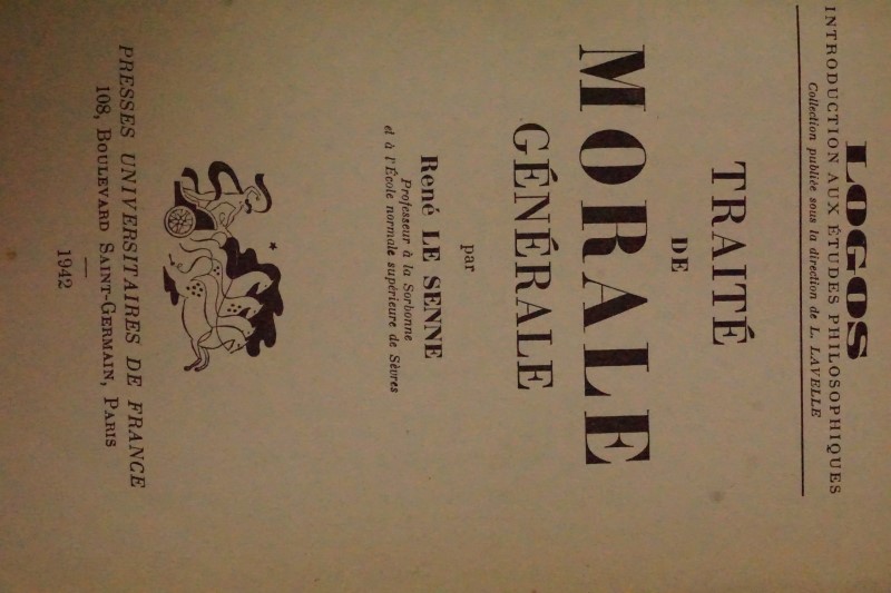 Traité de Morale Générale