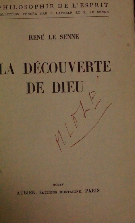 La Découverte de Dieu