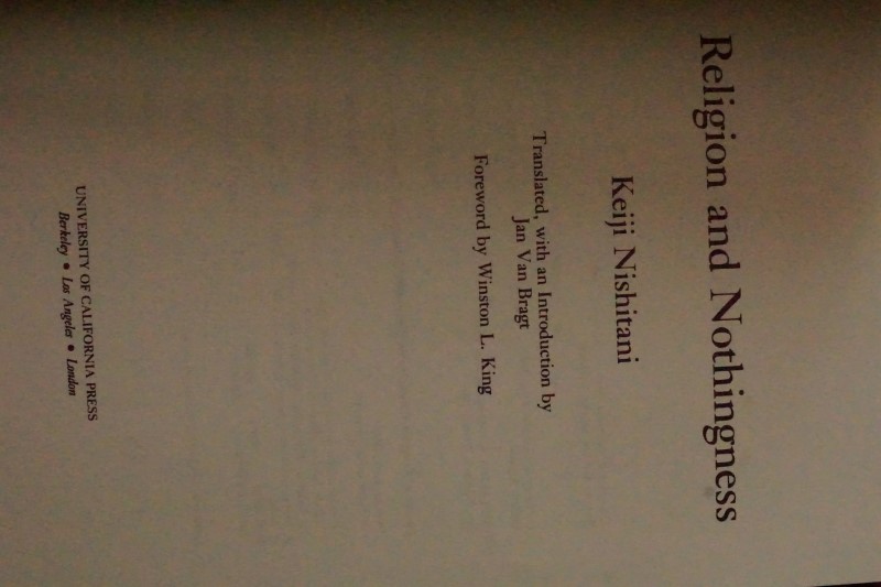 Religion an Nothingness