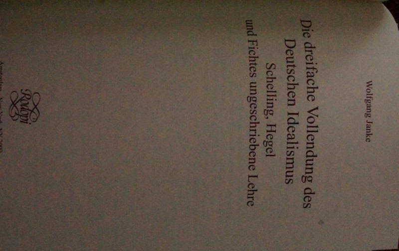 fichte Studien Supplementa
