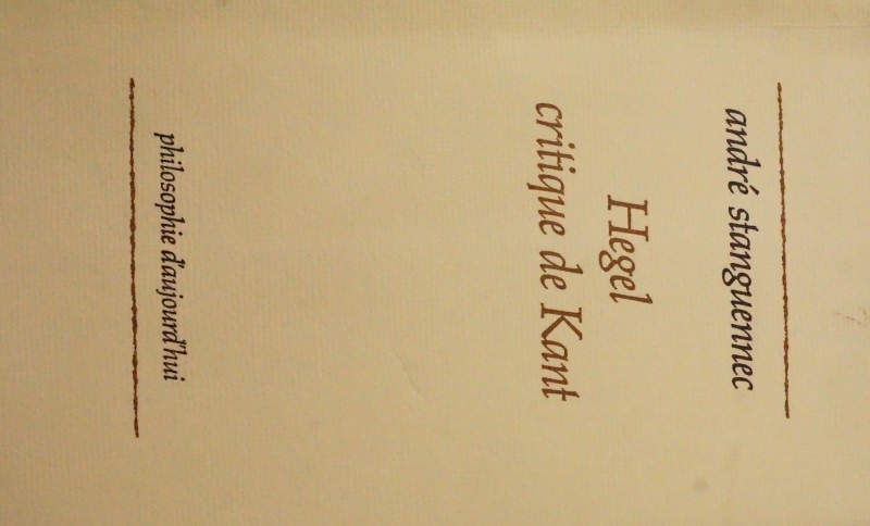 Hegel critique de Kant
