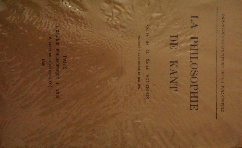 La Philiosophie De Kant