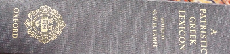A Patristic Greek Lexicon