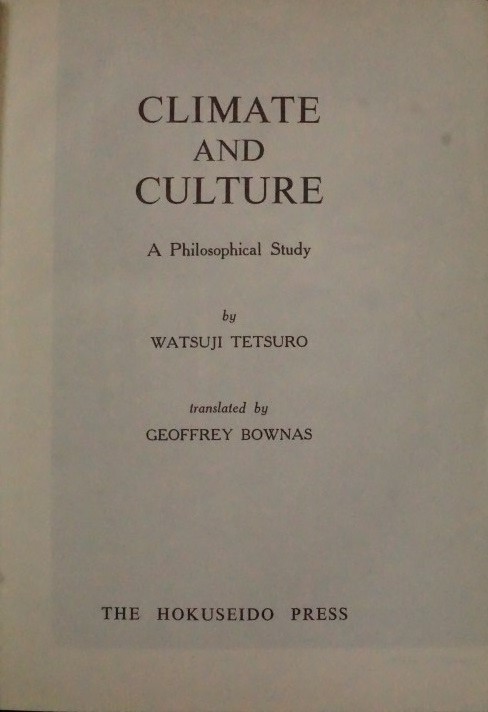 Climate and Culture 