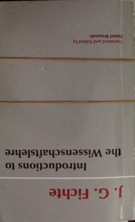 Introductions to the Wissenschaftslehre 