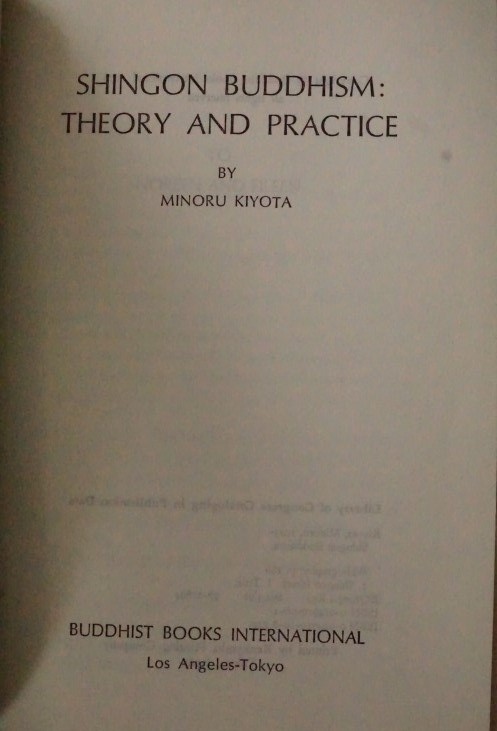 Shingon Buddhism - Theory and Practise