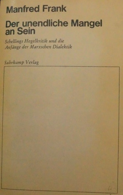 Der Unendliche Mangel an Sein