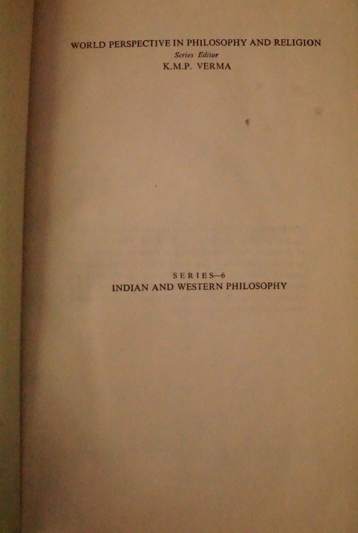 Indian & Western Philosophy series-6