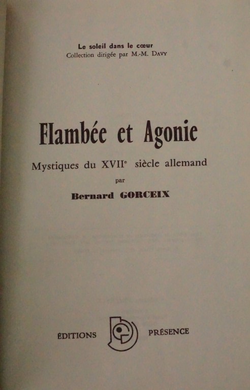 Flambée et Agonie