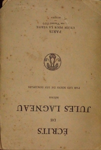 Écrits de Jules Lagneau