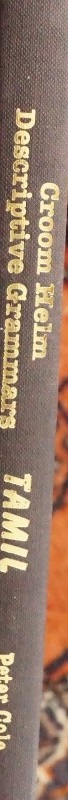 Croom Helm Descriptive Grammars - Tamil