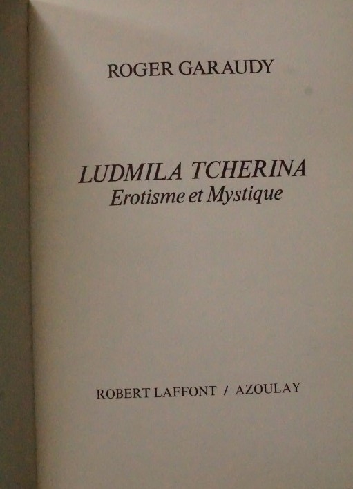Ludmila Tcherina - Erotisme et Mystique