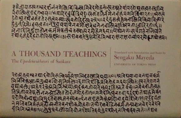 A Thousand Teachings - The Upadesasahasri of Sankara