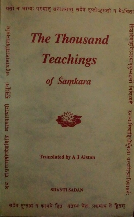 The Thousand Teachings of Samkara