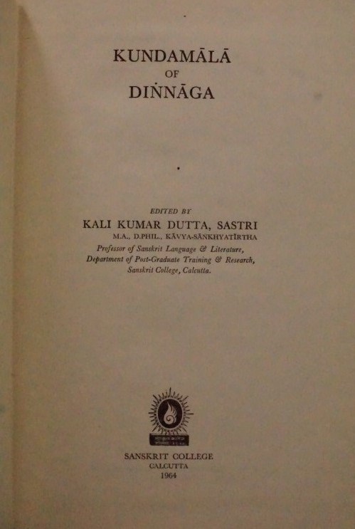 Kundamala of Dinnaga