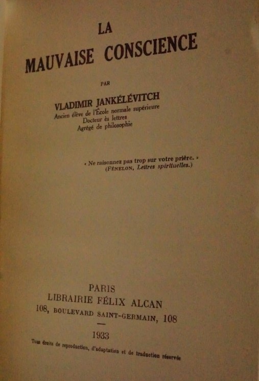 La Mauvaise Conscience 