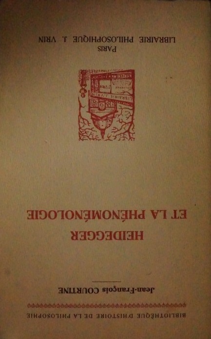 Heidegger et la Phénoménologie