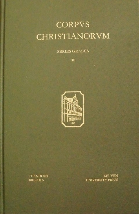 CORPVS CHRISTIANORVM - SERIES GRAECE 10 - MAXIMI COFESSORIS QVAESTIONES ET DVBIA