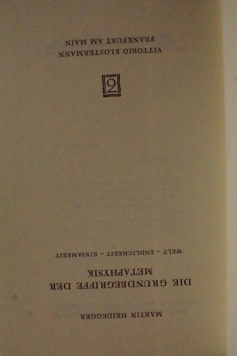 Gesamtausgabe II Abteilung: Vorlesungen 1925-1944 - Band 29/50 Die Grundbegriffe der Metaphysik