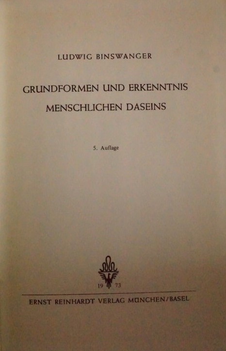 Grundformen und Erkenntnis Menschlichen Daseins