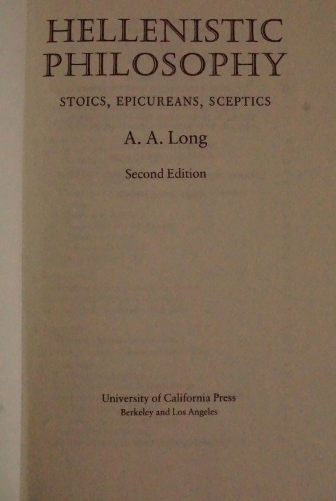 Hellenistic Philosophy