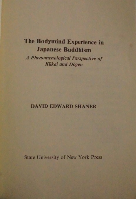 The Bodymind Experience in Japanese Buddhism