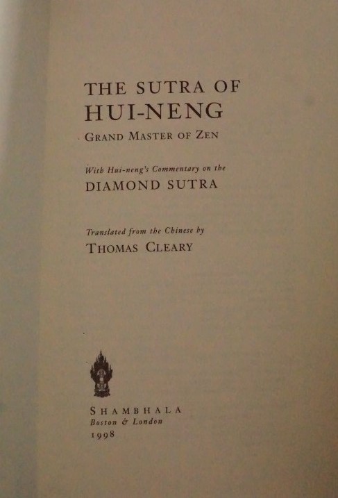 the Sutra of Hui-neng - Grand Master of Zen