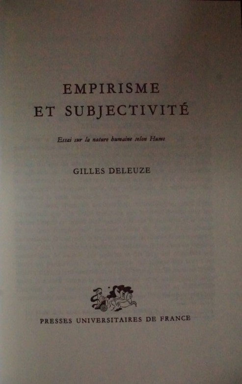 Empirisme et subjectivité