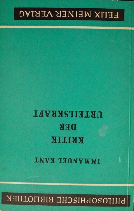 Kritik der Urteilskraft