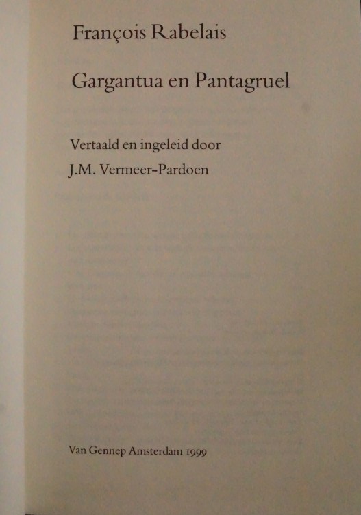 Gargantua en Pantagruel